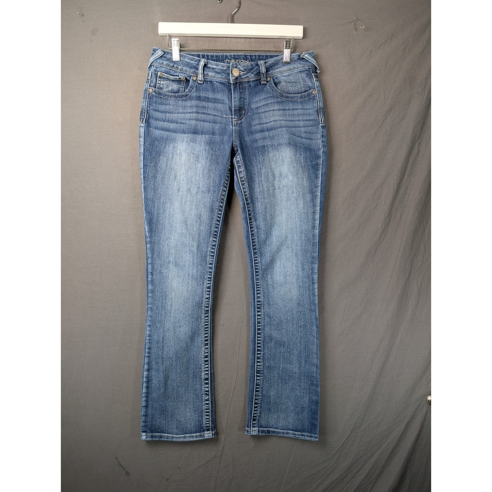 Maurices Womens Bootcut Jeans‎ Blue Denim Medium Wash Size 8 Reg